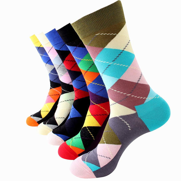 Plain Mens Dress Socks - Premium Cotton formal socks with Soft Elastic -  ShopCelino
