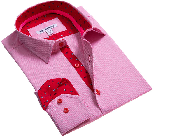 luxury dress shirts Mens Slim Fit Designer Dress Shirt