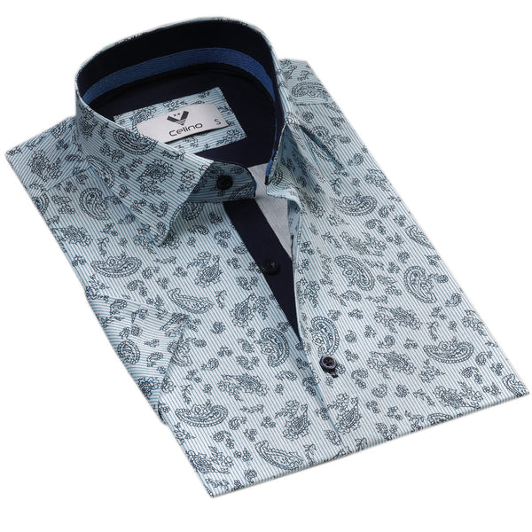 cotton dress shirts men The Black Tux Cotton Dress Shirt-Slim In White main image 1