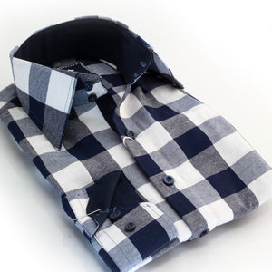 White Checked Multicolor Pattern Mens Slim Fit Designer Dress Shirt - tailored Cotton Shirts for Work