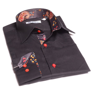 Mens Slim Fit Designer Dress Shirt - tailored Cotton Shirts for Work