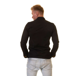 Multicolor Pattern Mens Slim Fit Designer Dress Shirt - tailored Cotton Shirts for Work