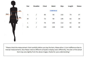 Celino Women's Ruffle Three Quarter Sleeve O Neck Jet Black Mini Dress