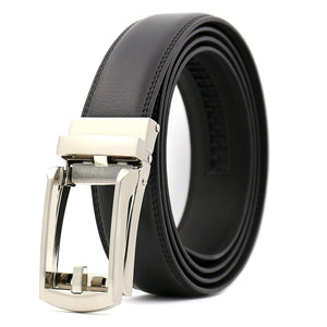 Celino Adjustable Ratchet Slide Buckle 100% Leather Belt for Men Made in Europe
