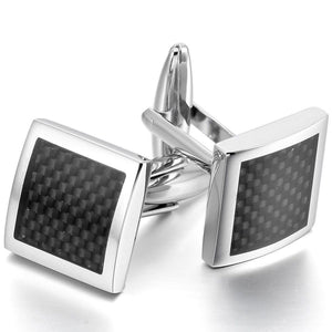 Mens Stainless Steel Football Cufflinks for Shirt with Box - Hand Crafted Perfect Gift