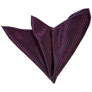 Violet Purple Black Pocket Square for Men - Premium Silk Handkerchiefs for Suits - Celino Corp.