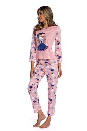 Long Sleeve Princess print Home wear Suit