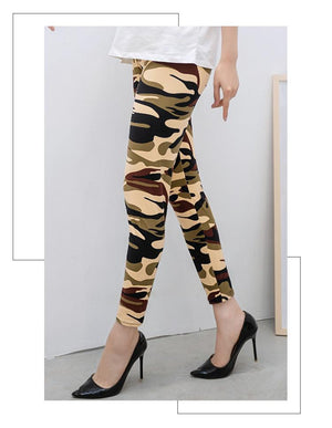 Celino Women's Yellow Women Camo Cargo Pants Sweat Pants - Celino Corp.