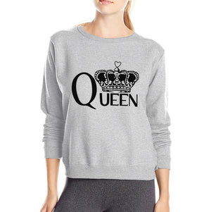 Celino Women's Gray Long Sleeve Round Neck T-Shirt Sweater