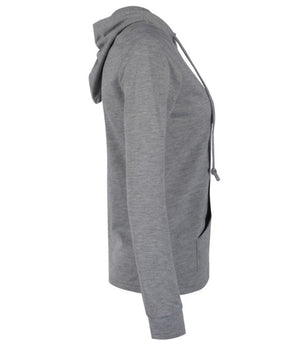 Celino Women's Grey Long Sleeve Hoodies Zipper Sweat-Shirt Sweater