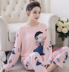 Long Sleeve Princess print Home wear Suit